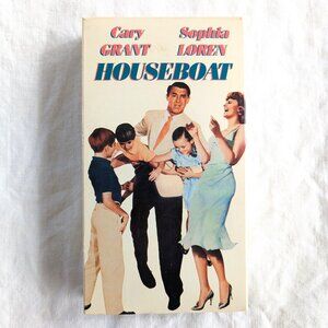 3/$15 Houseboat (1958) VHS movie Gary Grant Sophia Loren